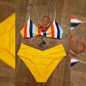 ZAFUL Striped Bikini Set